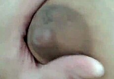 Young 18+ stepsis gives quick blowjob on big cock in parents' room, Miami quickie.