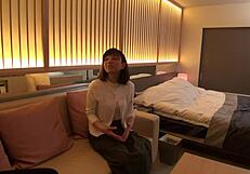 whoa, check out this busty japanese milf's huge natural tits bouncing everywhere 😍