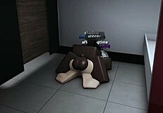 quick roblox bathroom hookup with hot babe