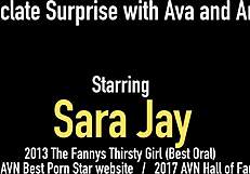 I can't get enough of Sara Jay's wild cum swapping with huge black cocks