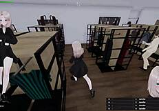 public tease turns naked hentai adventure squirting outdoors