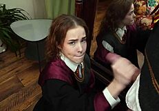 whoa hermione's pov blowjob with those natural tits feels real