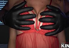 valentina dolce moans under deep massage fingering leading to cumshot cover