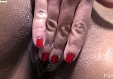 Can you watch this big clit bodybuilder fuck her muscular ass with a dildo?