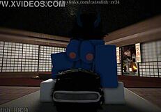 Demon girl rides monster cock endlessly craving every thick inch session 13