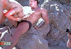 hey french blonde shana spirit takes rob diesel anal on beach