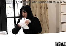 Desperate petite pregnant filipina milf bends for stranger's monster cock doggystyle