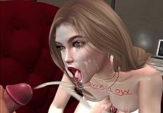 blonde slut strips sucks cock gets fucked cumshot at casting!