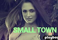 Wow! Emily Bloom's Big Ass Teen Reveals Shaved Pussy After Steamy Posing!