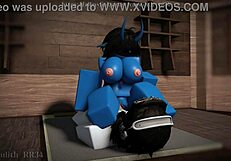 Demon girl rides monster cock endlessly craving every thick inch session 13