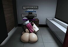 quick roblox bathroom hookup with hot babe