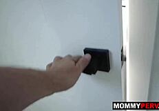 stepmom's sex addiction leads to hot blowjob for young stepson