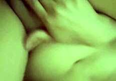 Teen latina strokes pussy craving huge throbbing cock