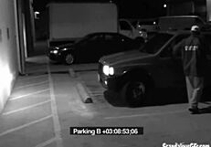 oh man i cant believe shes blowin the security guard just to dodge that fine at work...