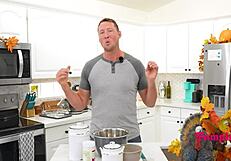 Please taste stepdaughter's family creampie pie in kitchen rough sex