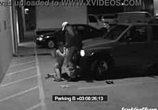 oh man i cant believe shes blowin the security guard just to dodge that fine at work...