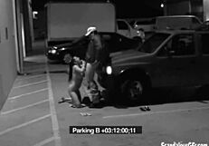 oh man i cant believe shes blowin the security guard just to dodge that fine at work...