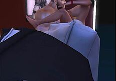 handsome hunk cam heyward stretches cheerleader pussy with huge cock cumshot