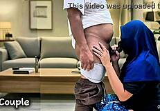 indo step aunt sucked my dick hard then swallowed cum in her mouth