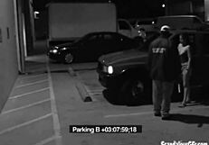 oh man i cant believe shes blowin the security guard just to dodge that fine at work...