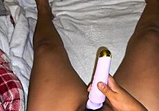 juicy latina milf wife sneaks head while her fat hairy ass plays solo