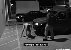 oh man i cant believe shes blowin the security guard just to dodge that fine at work...