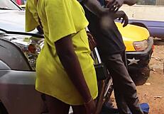 😩 mechanic's long cock makes me squirt deep in ass during garage fix!! 🚗💦