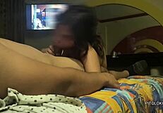 Petite Latina College Girl in Red Thong Rides Cock Screaming Passionately