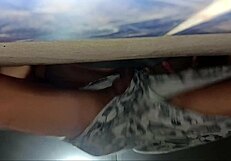 Cutie poses sexy for family restaurant job interview turns rough creampie 1on1 casting