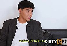 Won the bet milking stepbro's cum but will you swallow every drop too?