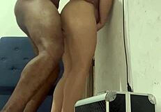 you stayed on tiptoes from pleasure giving your tight ass to that hung stud's massive cock?