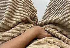 lonely girl fingers her tight needy pussy hard