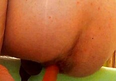 She endures anal fisting with spitting natural lube then smashed hard