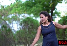 indian beauty reunites lost love in outdoor skirt hardcore romantic pounding