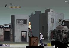 Blonde Gangbang Anal Assfucking in Horny Game Part 2