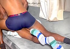 AFRICAN PETITE STAR RIDES COWGIRL hard then beaver licked to screaming creampie