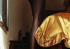 oh god my big ass milf heart races twerking while sucking stepson's throbbing bbc