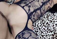 skinny mature wife hides wild side in homemade lingerie close-up