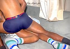 AFRICAN PETITE STAR RIDES COWGIRL hard then beaver licked to screaming creampie