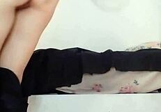 Halloween bear devours witch's huge natural tits and big pussy lips