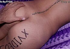 la sexy culona frida's huge ass shakes wildly as she cums multiple times hard