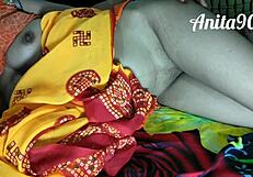 Indian housewife bends over ranch for massive tits doggystyle pounding frenzy