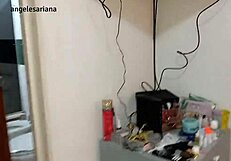 Muscular Brazilian Milf in Leggings Gets Monster Cock Anal Gaping Squirting Workout