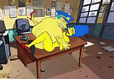 married housewife sneaks off for slutty fun in this hentai animation