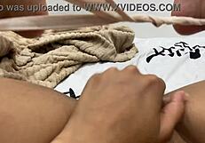 lonely girl fingers her tight needy pussy hard