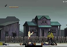 Blonde Gangbang Anal Assfucking in Horny Game Part 2