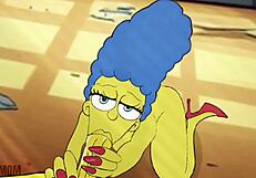 married housewife sneaks off for slutty fun in this hentai animation