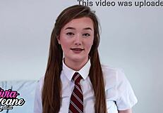 british student teases your tiny cock, follow her joi instructions now