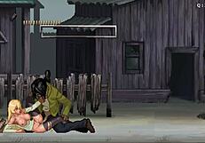 Blonde Gangbang Anal Assfucking in Horny Game Part 2