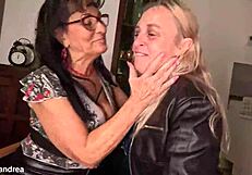 Girlfriend spreads big pussy lips for kitchen ripping clothes toy masturbation